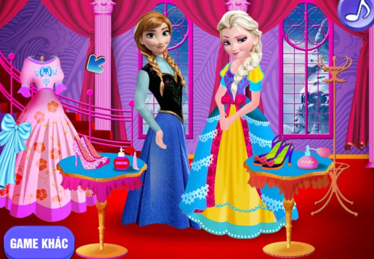 Diện các bộ trang phục cho Elsa và Anna