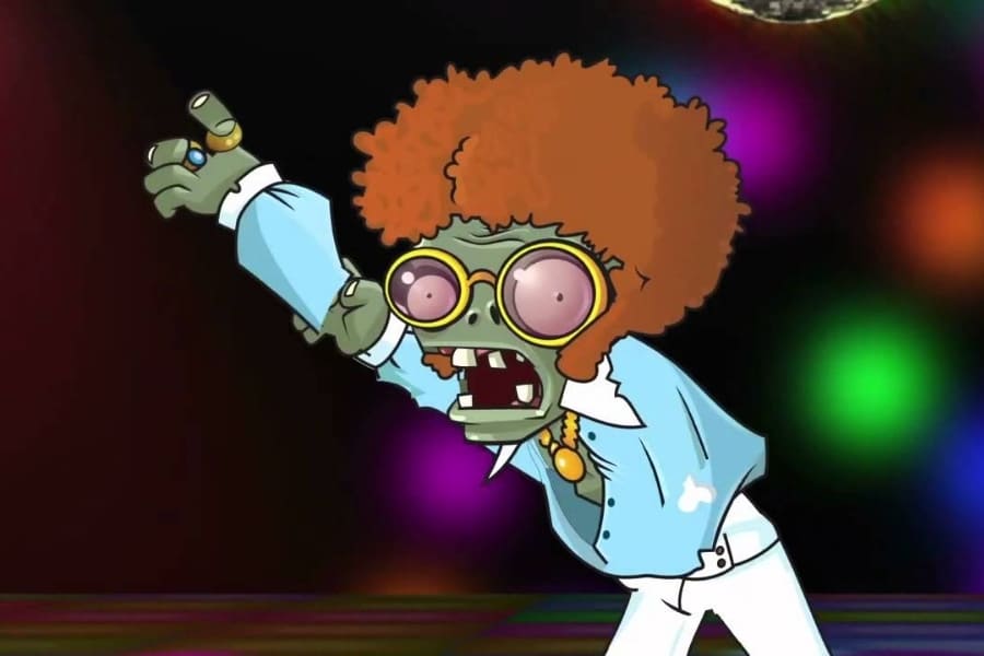 Dancing Zombie là nhân vật khá ngộ nghĩnh trong game