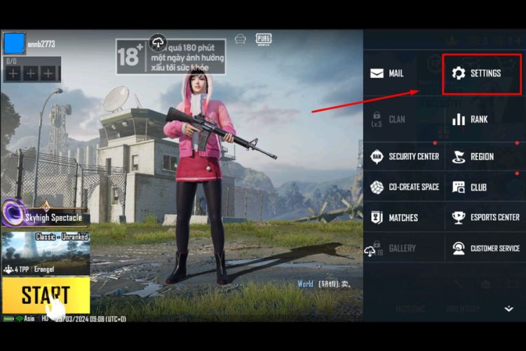 cách chỉnh tiếng việt pubg mobile