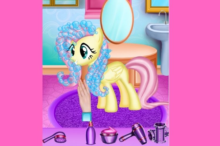 Điểm hấp dẫn của game Cute Pony Hair Salon