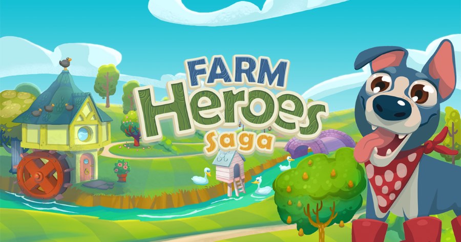 Game trồng trọt chăn nuôi offline Farm Heroes Saga
