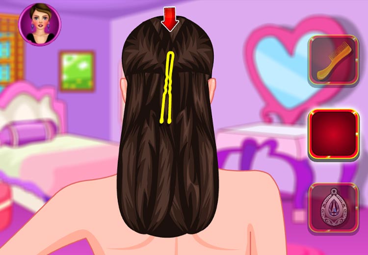trò chơi tết tóc cho công chúa