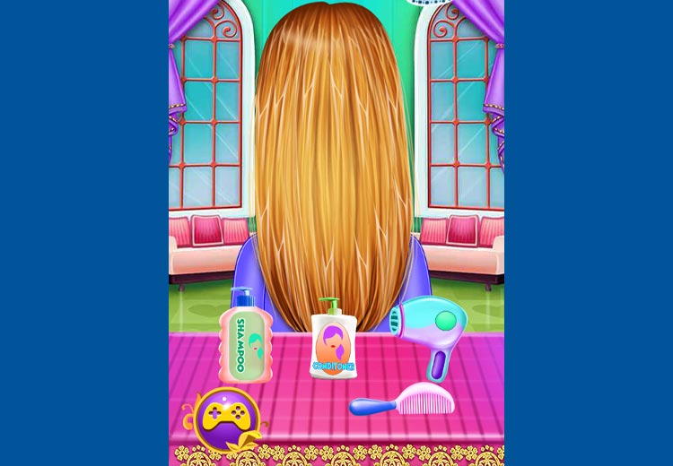 game cắt tóc cho anna