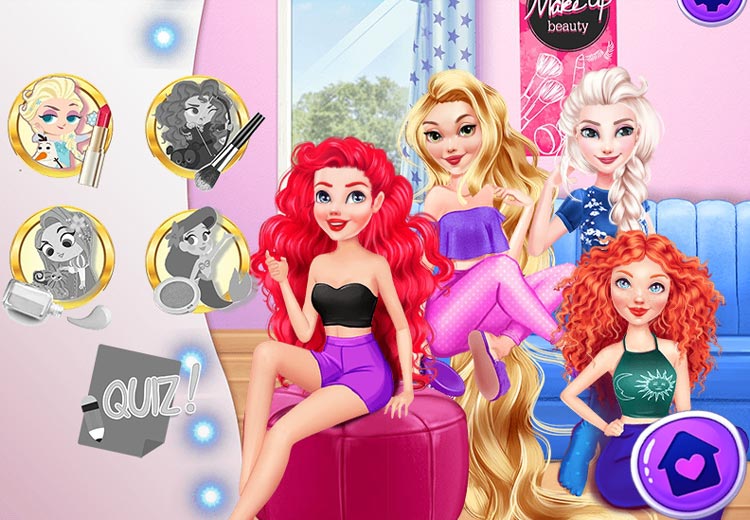 Game làm đẹp công chúa Disney Princesses Makeup Mania
