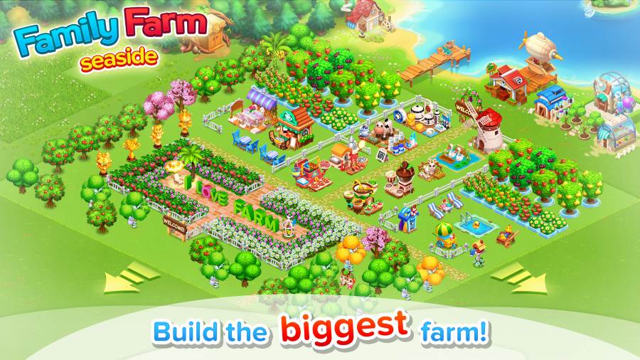 Game nông trại có đồ họa đẹp mắt Family Farm Seaside