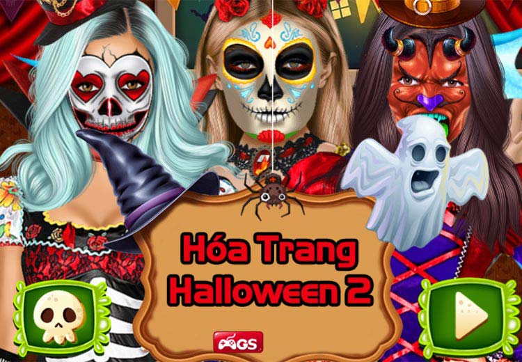 Game trang điểm Halloween Face Art