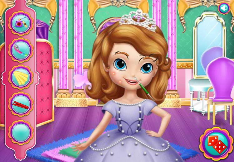 game trang điểm công chúa sofia