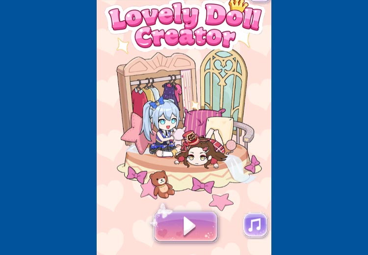 Game trang điểm chibi Lovely Doll Creator