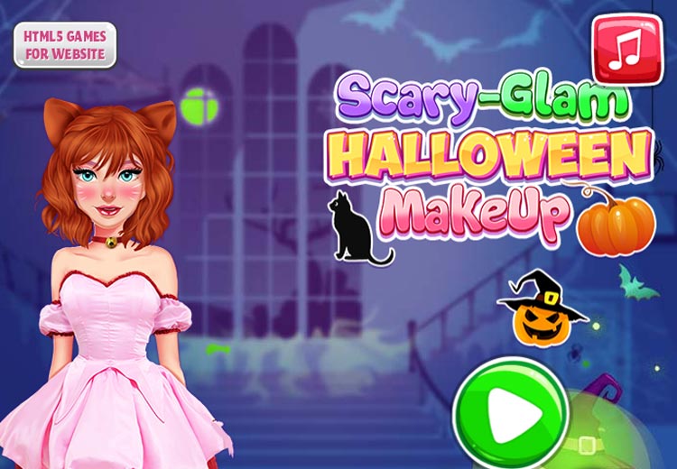 Game trang điểm Scary Glam Halloween Make Up