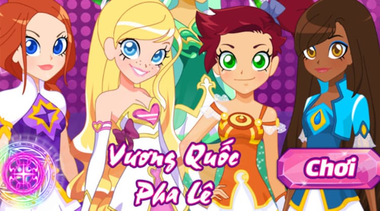 game thời trang công chúa vương quốc pha lê