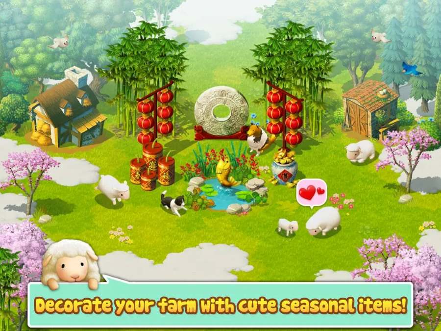 Trò chơi nông trại phù hợp cho mọi lứa tuổi Tiny Sheep 