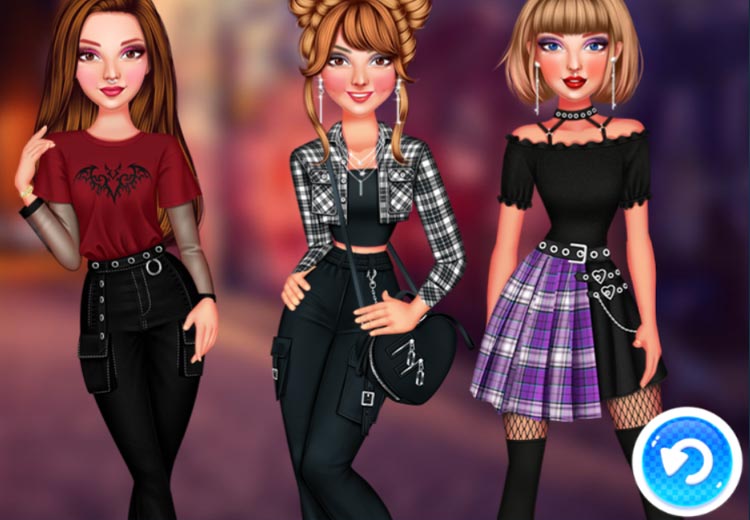 Trò chơi trang điểm Celebrity E-Girl Fashion 