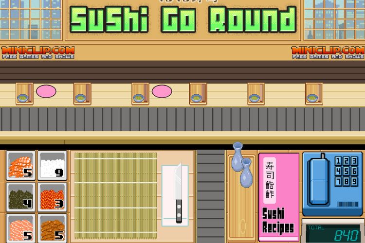 game nhà hàng sushi