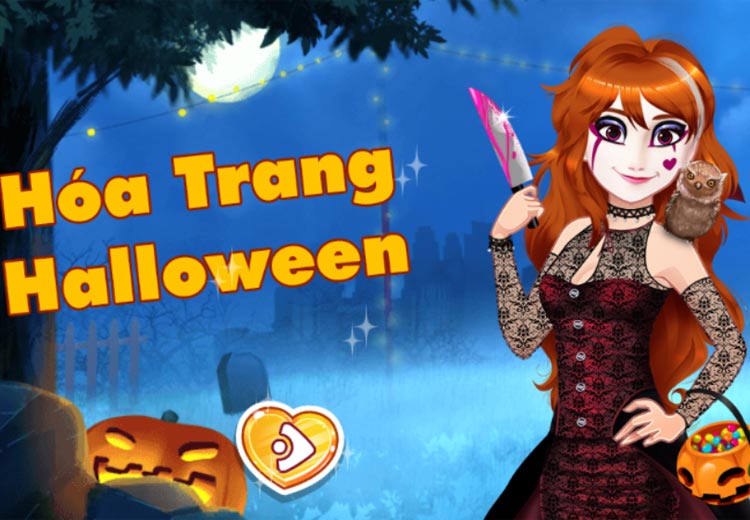 Game trang điểm Halloween Princess Makeover