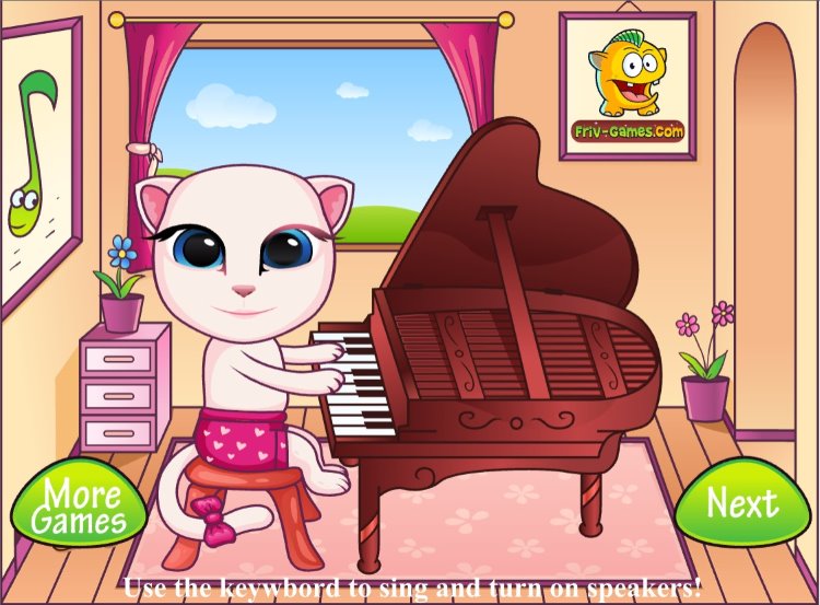 trò chơi tập đánh đàn piano