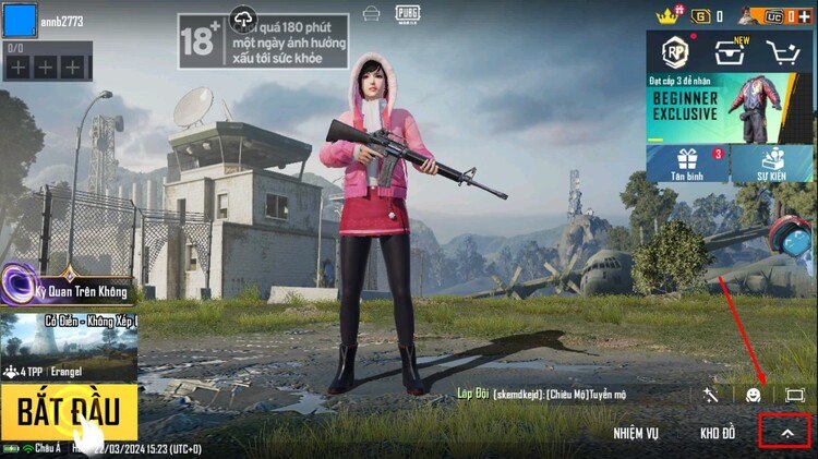 cài đặt độ nhạy trong pubg mobile