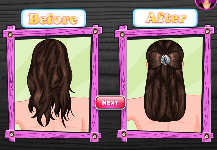 So sánh giữa tóc trước và sau khi tạo mẫu