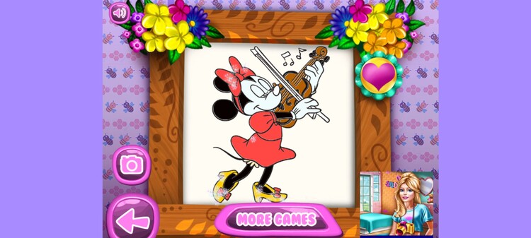 Tính năng nổi bật của trò chơi Tô màu chuột Mickey