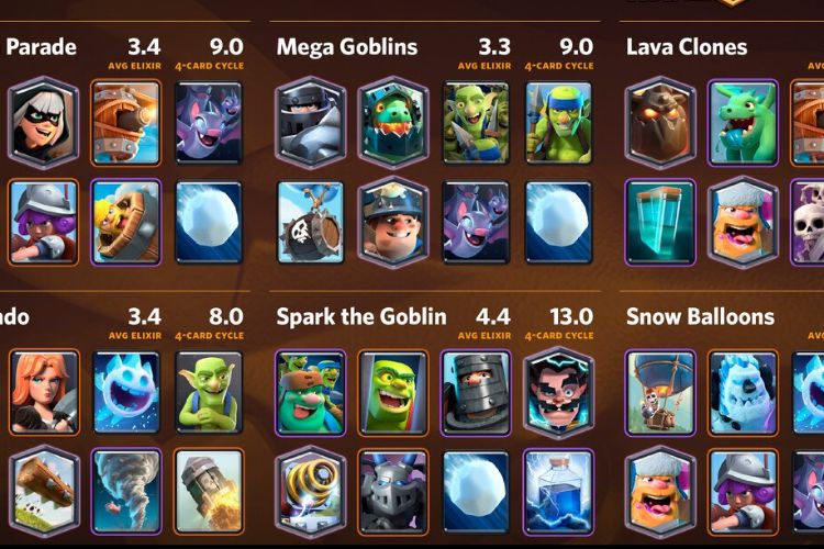 đội hình clash royale