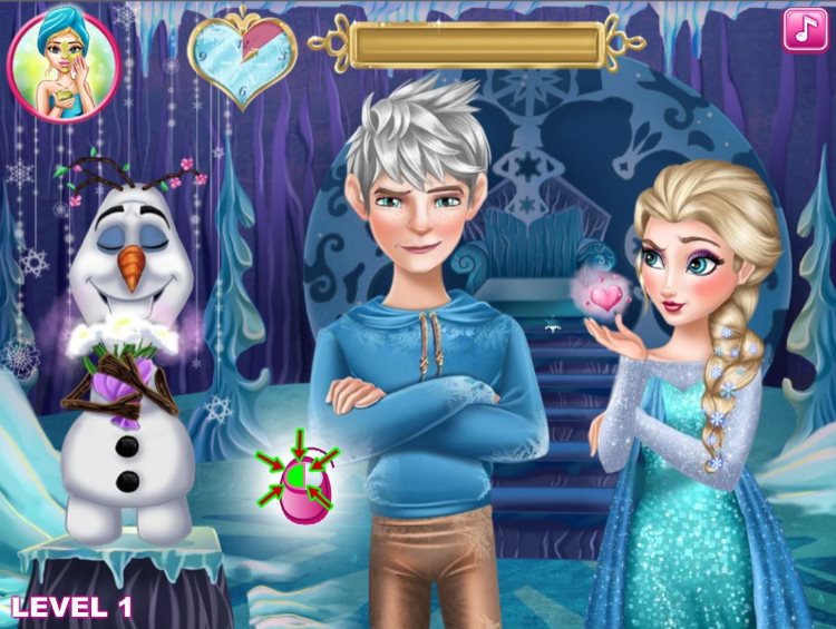 Tổng quan về game Elsa hôn nhau