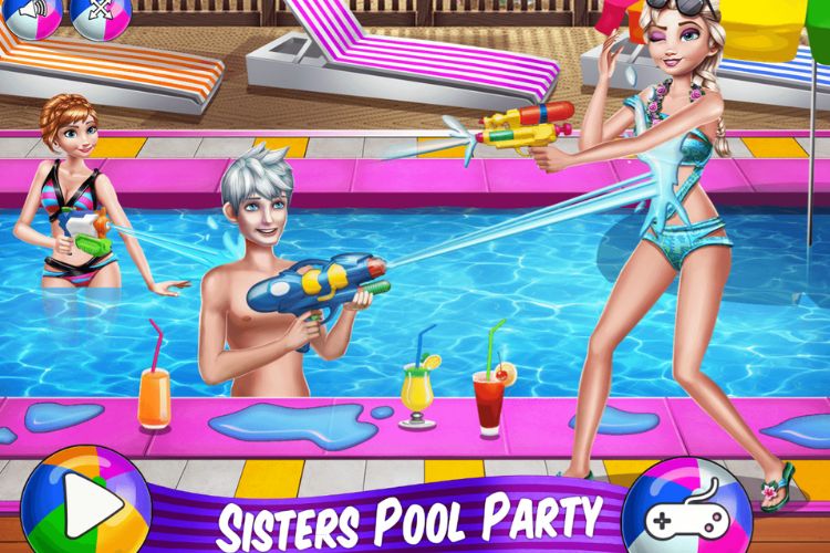 Tựa game Sisters Pool Party