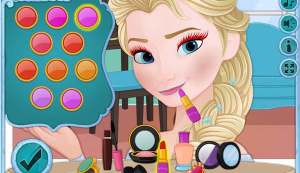 Trải nghiệm make up cực hay với tựa game trang điểm công chúa Elsa